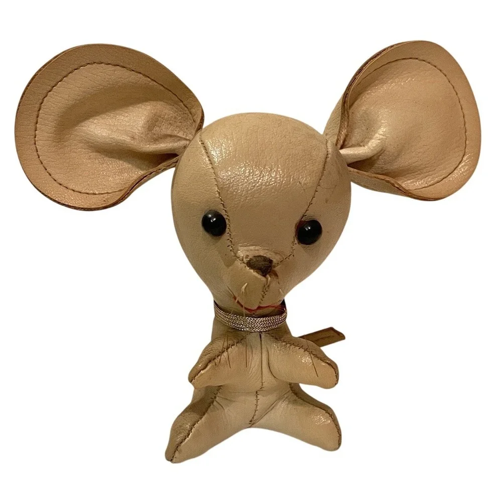 Vintage R. Dakin Dream Pets Dolls Leather Mouse 6